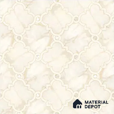 Moroccan Wall & Floor Tile TL 10029 | CRV-76 | 1 ft x 1 ft Matte Finish Ceramic Tile - 10 mm | Suitable for Bathroom, Kitchen, Balcony | Please Expect a Slight Variation of Pattern
