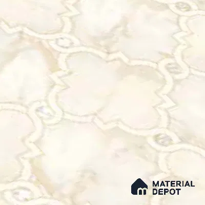 Moroccan Wall & Floor Tile TL 10029 | CRV-76 | 1 ft x 1 ft Matte Finish Ceramic Tile - 10 mm | Suitable for Bathroom, Kitchen, Balcony | Please Expect a Slight Variation of Pattern