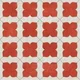 Moroccan Wall & Floor Tile TL 10032 | CRV-79 | 1 ft x 1 ft Matte Finish Ceramic Tile - 10 mm | Suitable for Bathroom, Kitchen, Balcony | Please Expect a Slight Variation of Pattern | Image 03
