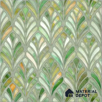 Moroccan Wall Tile TL 10035 | CRV-84 | 1 ft x 1 ft Matte Finish Ceramic Tile - 10 mm | Suitable for Bathroom, Kitchen, Balcony | Please Expect a Slight Variation of Pattern