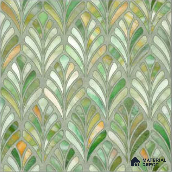 Moroccan Wall Tile TL 10035 | CRV-84 | 1 ft x 1 ft Matte Finish Ceramic Tile - 10 mm | Suitable for Bathroom, Kitchen, Balcony | Please Expect a Slight Variation of Pattern