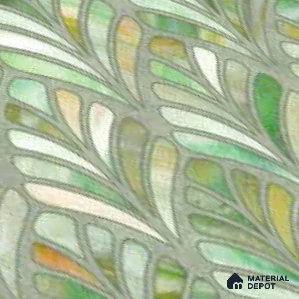 Moroccan Wall Tile TL 10035 | CRV-84 | 1 ft x 1 ft Matte Finish Ceramic Tile - 10 mm | Suitable for Bathroom, Kitchen, Balcony | Please Expect a Slight Variation of Pattern