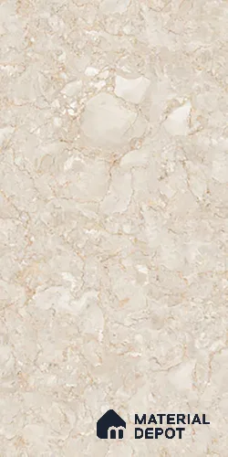 Marble Crema Marfil Wall & Floor Tile TL 10065 B Latte Beige 4 ft x 2 ft Glossy Finish Vitrified Tile - 9 mm | Suitable For Living Room, Bedroom, Dining
