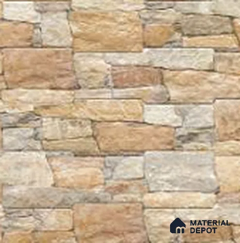 Brick Wall Tile TL 10090 B 16 inch x 6 inch Porcelain Matte Finish - 9 mm