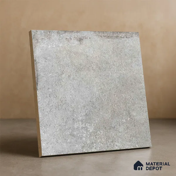 Stone Floor Tile TL 10093 C Modulo Grafite 8 x 8 inch Matte Finish Vitrified Anti Skid Tile - 12 mm | Suitable For Balcony, Patio, Bathroom