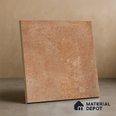 Stone Floor Tile TL 10095 C Cotto 8 x 8 inch Matte Finish Vitrified Anti Skid Tile - 12 mm | Suitable For Balcony, Patio, Bathroom