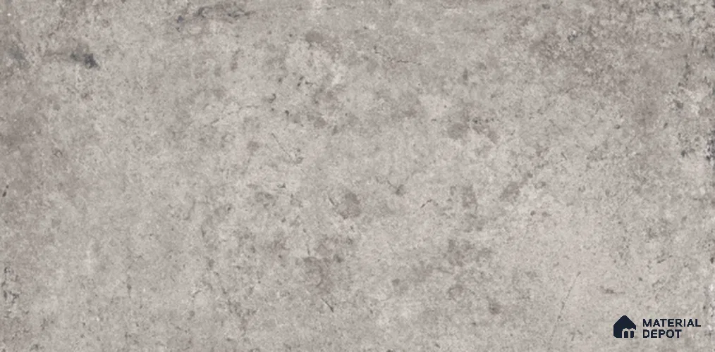 Stone Floor Tile TL 10098 B Rust Grey 16 x 8 inch Matte Finish Vitrified Anti Skid Tile - 12 mm | Suitable For Balcony, Patio, Outdoor