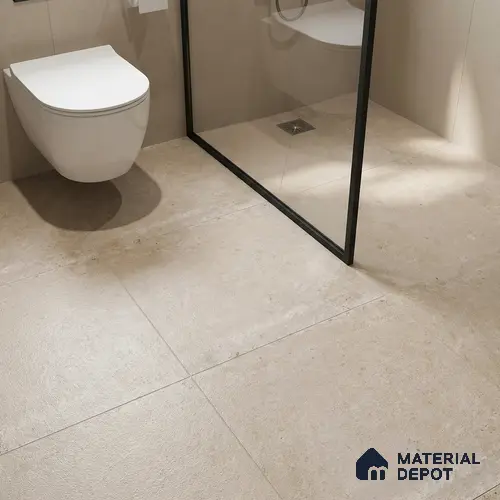 Stone Floor Tile TL 10099 Rust Natural | 16 x 16 inch - 12 mm thick | Vitrified Anti Skid Matte Finish Heavy Duty Parking Tile | Ideal For Outdoor, High Traffic Areas, Terrace | Pattern Alignment May Vary | 2-3 mm Spacer is Mandatory