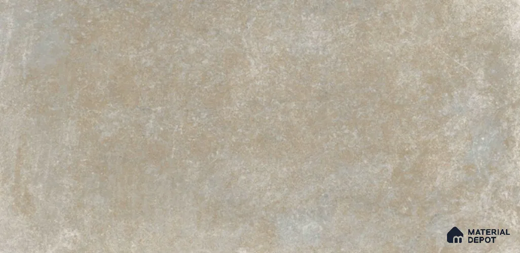 Stone Floor Tile TL 10100 B Siena Beige 16 x 8 inch Matte Finish Vitrified Anti Skid Tile - 12 mm | Suitable For Balcony, Patio, Outdoor