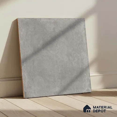 Cement Floor Tile TL 10104 Modulo Smoke 20 x 20 inch Matte Finish Vitrified Anti Skid Tile - 12 mm | Suitable For Balcony, Patio, Outdoor | Pattern Alignment May Vary | 2-3 mm Spacer is Mandatory