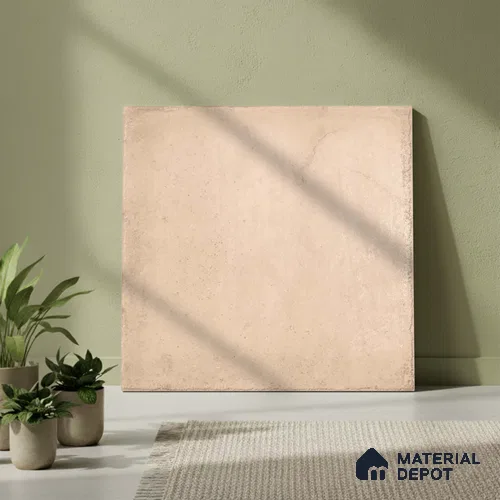 Stone Floor Tile TL 10106 Modulo Pearl 20 x 20 inch Matte Finish Vitrified Anti Skid Tile - 12 mm | Suitable For Balcony, Patio, Outdoor | Pattern Alignment May Vary | 2-3 mm Spacer is Mandatory