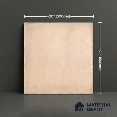 Stone Floor Tile TL 10106 Modulo Pearl 20 x 20 inch Matte Finish Vitrified Anti Skid Tile - 12 mm | Suitable For Balcony, Patio, Outdoor | Pattern Alignment May Vary | 2-3 mm Spacer is Mandatory