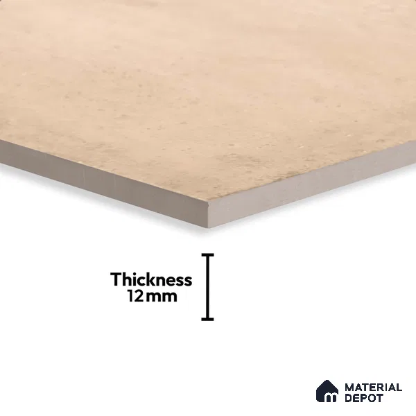 Stone Floor Tile TL 10106 Modulo Pearl 20 x 20 inch Matte Finish Vitrified Anti Skid Tile - 12 mm | Suitable For Balcony, Patio, Outdoor | Pattern Alignment May Vary | 2-3 mm Spacer is Mandatory