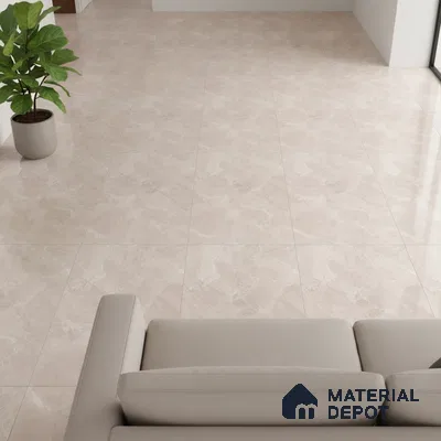 Marble Floor & Wall Tile TL 10112 Sumia Beige 4 ft x 2 ft Glossy Finish Vitrified Tile - 9 mm | 4 Random Design | Suitable For living Room, Bedroom, Bathroom | Random Designs