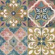 Moroccan Wall & Floor Tile TL 10113 F Antic Multy Decor 1 | 2 Random Designs | 1 ft x 1 ft Ceramic Matte Finish - 9 mm | Suitable for Bathroom, Kitchen, Balcony | Please Expect a Slight Variation of Pattern | Image 03