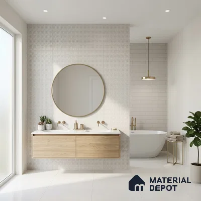 Wall Tile TL 10126 Rattan Brown 4 ft x 2 ft Vitrified Matte Finish Tile - 9 mm | Suitable For Kitchen, Bathroom Walls and Backsplashes