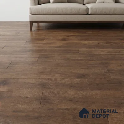 Wood Floor Tile TL 10131 Kiel Brown 1200x195 mm Matte Finish Vitrified Tile - 9 mm | | Suitable For Living Room, Bedroom, Dining Area | 2-3 mm Spacer is Mandatory (Sample)