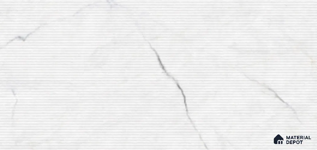 Punch Decor Carrara Wall & Floor Tile TL 10141 B Off-White 4 ft x 2 ft Matte Finish Vitrified Tile - 9 mm | Suitable for Living Room, Dining, Feature / Accent Walls