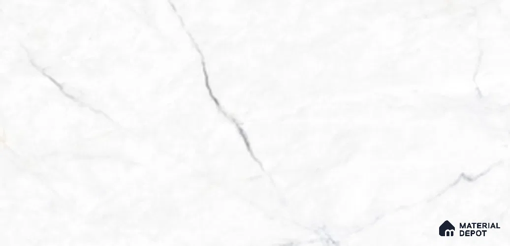 Marble Carrara Wall & Floor Tile TL 10141 Off-White 4 ft x 2 ft Matte Finish Vitrified Tile - 9 mm | Suitable For Living Room, Bedroom, Kitchen