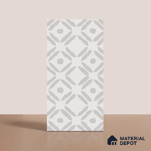 Moroccan Look Wall & Floor Tile TL 10145 C Crystal Bianco Gloria 4 ft x 2 ft Vitrified Matte Finish - 9 mm