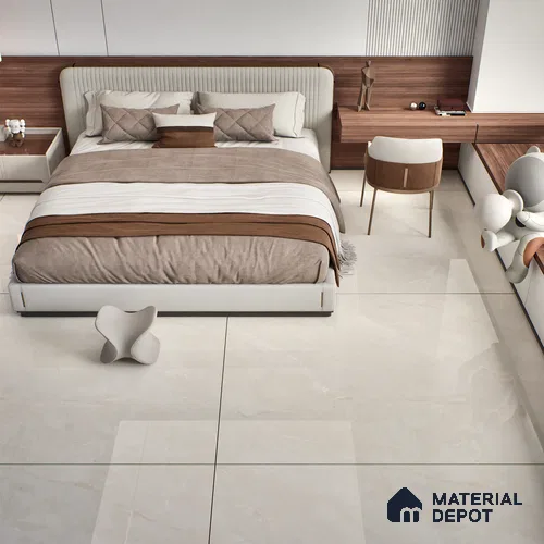 TL 10153 B Oracle Crema Endless 6 ft x 4 ft Glossy Finish PGVT Vitrified Tile - 9 mm | Adhesive and Spacers Must be Used During Installation