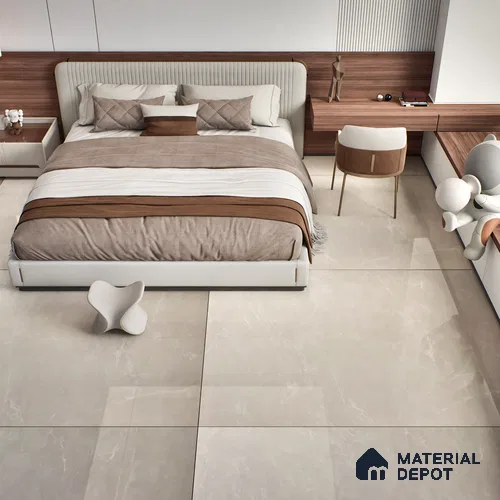 TL 10155 6 ft x 4 ft Glossy Finish PGVT Vitrified Tile - 9 mm | Adhesive and Spacers Must be Used During Installation