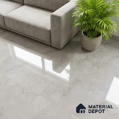TL 10157 Forges Grey 4 ft x 2 ft Glossy Finish PGVT Vitrified Tile - 9 mm