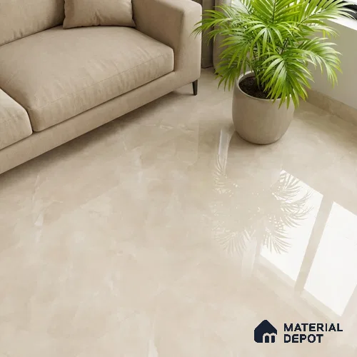 Floor & Wall Tile TL 10158 Endless Fen Crema 4 ft x 2 ft PGVT Vitrified Glossy Finish - 9 mm  Suitable For Living Room, Bedroom, Bathroom, Kitchen