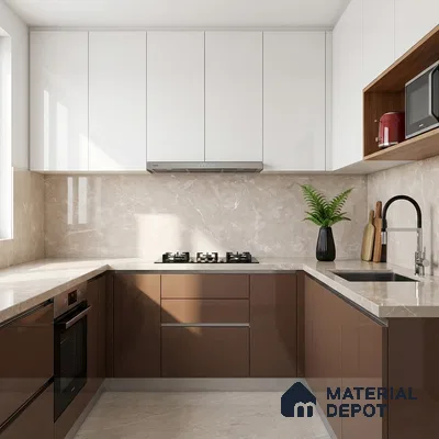 Marble Look Wall Tile TL 10165 B SGH Galaxy Gray Endless Glossy 4 ft x 2 ft Glossy Finish Vitrified Tile - 9 mm | Suitable For living Room, Bedroom, Bathroom