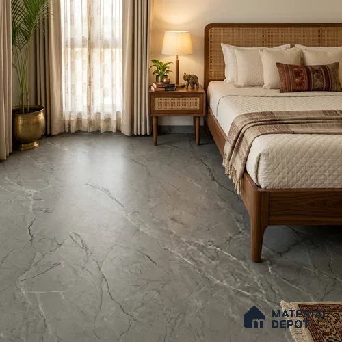 TL 10167 SGH Metal Magic 4 ft x 6 ft Matte Finish GVT Vitrified Tile - 9 mm | Adhesive and Spacers Must be Used During Installation