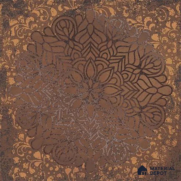 Brown Stone  Tile TL 10174 B   2 ft x 2 ft Vitrified Carving Matte Finish - 9 mm