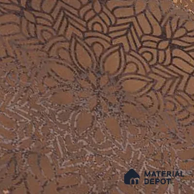 Brown Stone  Tile TL 10174 B   2 ft x 2 ft Vitrified Carving Matte Finish - 9 mm
