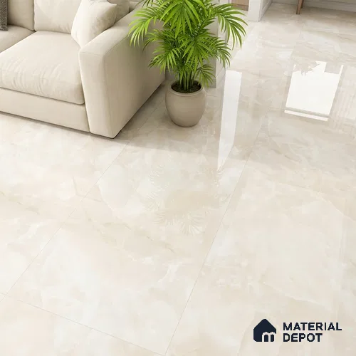 Marble Floor & Wall Tile TL 10175 LGV Polished Resilio Onyx 4 ft x 2 ft Glossy Finish Vitrified Tile - 9 mm | Suitable For living Room, Bedroom, Bathroom | Random Designs