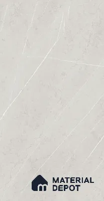 Silver Marble Wall & Floor Tile TL 10252  Clazzy Bianco 5.2 ft x 2.6 ft Vitrified High Gloss Finish - 9 mm