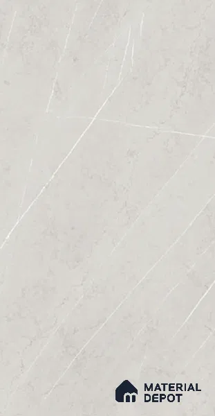 Silver Marble Wall & Floor Tile TL 10252 Clazzy Bianco 5.2 ft x 2.6 ft Vitrified High Gloss Finish - 9 mm