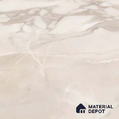 Marble Onyx Wall & Floor Tile TL 10261 E Almond Cream 4 ft x 2 ft Matte Finish Vitrified Tile - 9 mm | 4 Random Designs | Suitable For Living Room, Bedroom, Kitchen