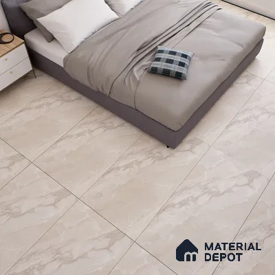 Marble Onyx Wall & Floor Tile TL 10261 E Almond Cream 4 ft x 2 ft Matte Finish Vitrified Tile - 9 mm | 4 Random Designs | Suitable For Living Room, Bedroom, Kitchen