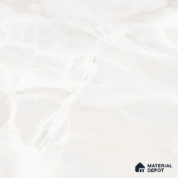 Marble Onyx Wall & Floor Tile TL 10261 F Off-White 4 ft x 2 ft Matte Finish Vitrified Tile - 9 mm | 4 Random Designs | Suitable For Living Room, Bedroom, Kitchen