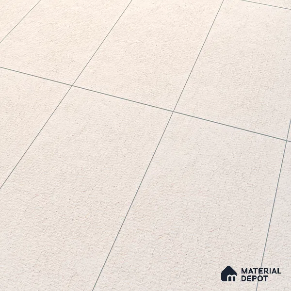 Stone Wall Tile TL 10262 Harmonic Solaro Bianco 4 ft x 2 ft Matte Finish Vitrified - 9 mm | 4 Random Design | Suitable For Living Room, Bathroom & Dining