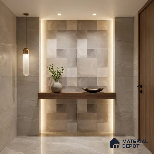 Stone Floor Tile TL 10344 C Legacy Grey 4 ft x 2 ft Vitrified Matte Finish Tile - 11 mm | Suitable For Bathroom, Courtyard, Corridor