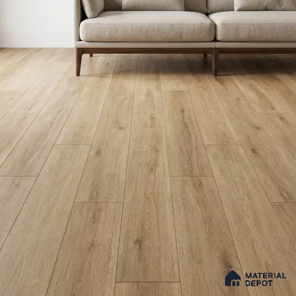 Wood Look Floor Tile TL 10349 Castelo Honey 4 ft x 7.87 inch Matte Finish Vitrified Tile - 9 mm | Suitable For living Room, Bedroom, Bathroom | 2-3 mm Spacer is Mandatory