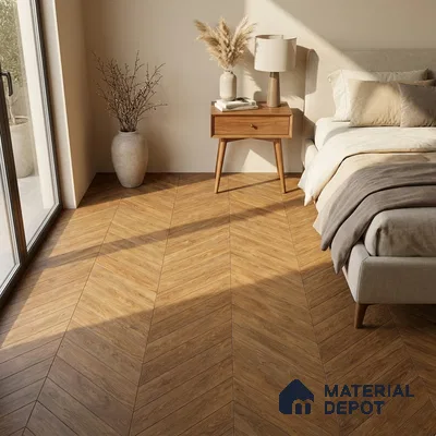 Wood Look Floor Tile TL 10386 Lpswich Pine 35.43 inch x 6 inch Matte Finish Vitrified Tile - 9 mm | Suitable For living Room, Bedroom, Bathroom | 2-3 mm Spacer is Mandatory
