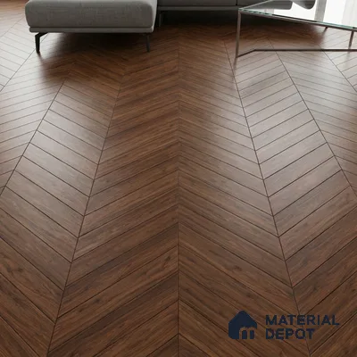 Wood Look Floor Tile TL 10387 D Oak Walnut 35.43 inch x 6 inch Matte Finish Vitrified Tile - 9 mm | Suitable For living Room, Bedroom, Bathroom | 2-3 mm Spacer is Mandatory