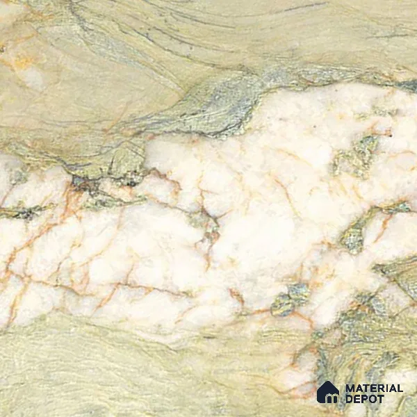 Marble Onyx Wall & Floor Tile TL 10427 Sage Green 4 ft x 2 ft Matte Finish Vitrified Tile - 9 mm | Suitable For Living Room, Bedroom, Kitchen