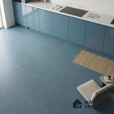 Plain Look Wall Tile TL 10439 D Vibrant Teal 2 ft x 2 ft Matte Finish Vitrified Tile - 9 mm | Suitable For living Room, Bedroom, Bathroom