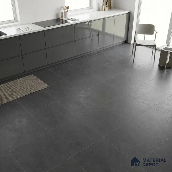 Cement Look Wall Tile TL 10439 J Vibant Nero 2 ft x 2 ft Matte Finish Vitrified Tile - 9 mm | Suitable For living Room, Bedroom, Bathroom
