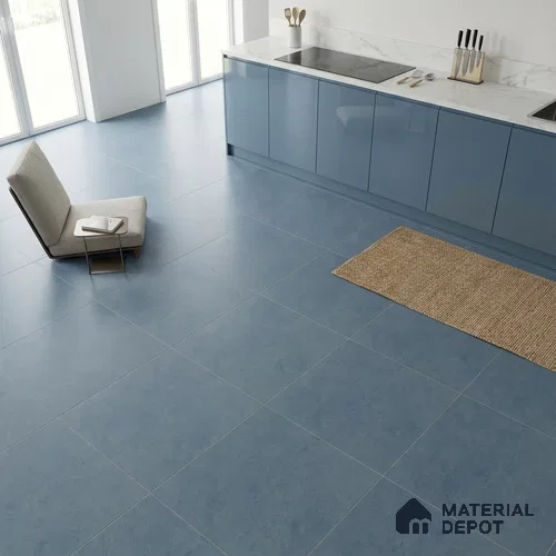 Plain Look Wall Tile TL 10439 K Vibant Azul 2 ft x 2 ft Matte Finish Vitrified Tile - 9 mm | Suitable For living Room, Bedroom, Bathroom