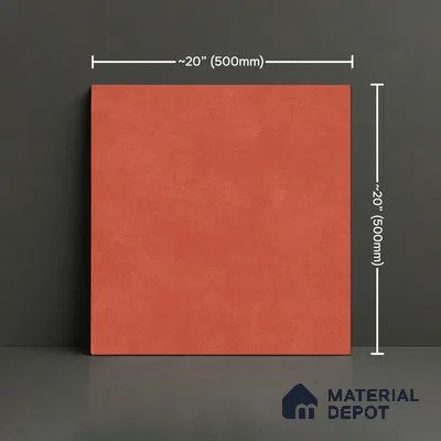Cement Look Floor Tile TL 10477 20 inch x 20 inch - Vitrified Matte Finish -12 mm | Suitable for Parking, Balcony & Terrace | Pattern Alignment May Vary | 2-3 mm Spacer is Mandatory