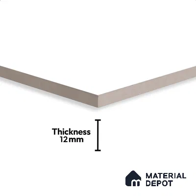 Plain Wall & Floor Tile TL 10478 B White 20 inch x 20 inch Matte Finish Vitrified Tile - 12 mm | Suitable for Parking, Balcony & Terrace | Pattern Alignment May Vary | 2-3 mm Spacer is Mandatory