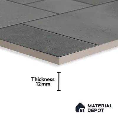 Stone Floor Tile   TL 10484  20 inch x 20 inch - Vitrified Matte Finish -12 mm | Suitable for Parking, Balcony & Terrace | Pattern Alignment May Vary | 2-3 mm Spacer is Mandatory